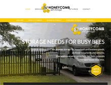 Tablet Screenshot of honeycombstorage.co.uk